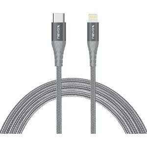 Kabel USB Nevox USB-C - Lightning 2 m Szary (1886)