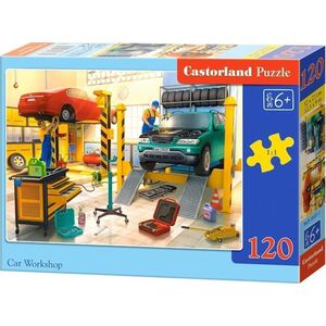 Castorland Puzzle 120 Car Workshop CASTOR