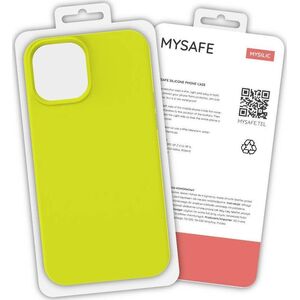 Mysafe MYSAFE ETUI SILIKONOWE IPHONE 12 PRO MAX ŻÓŁTY PUDEŁKO