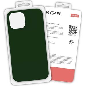 Mysafe MYSAFE ETUI SILIKONOWE IPHONE 13 PRO MAX CIEMNOZIELONY PUDEŁKO
