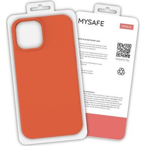 Mysafe MYSAFE ETUI SILIKONOWE IPHONE 12 PRO MAX POMARAŃCZOWY PUDEŁKO
