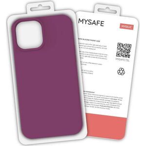 Mysafe MYSAFE ETUI SILIKONOWE IPHONE 12/12 PRO FIOLET PUDEŁKO