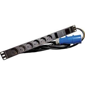 Lanview 19'' rack mount power strip,