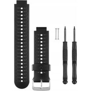 Garmin Pasek gumowy na nadgarstek - seria Forerunner 23x, 630, 735 (czarny / szary) (010-11251-86)