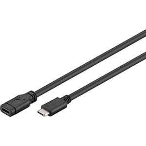 Kabel USB MicroConnect USB-C - USB-C 1.5 m Czarny (USB3.1CC1.5EX)
