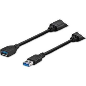 Kabel USB VivoLink USB-A - USB-A 7 m Czarny (PROUSB3AB7C)