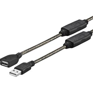 Kabel USB VivoLink USB-A - USB-A 5 m Czarny (PROUSBAAF5)