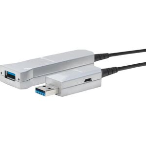 Kabel USB VivoLink USB-A - USB-A 5 m Biało-czarny (PROUSB3AAF5)