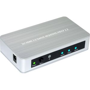 MicroConnect HDMI 2.0 Switch 3 to 1 way