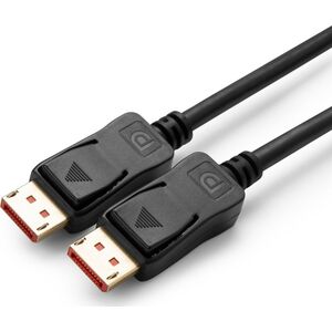 Kabel MicroConnect DisplayPort - DisplayPort 5m czarny (MC-DP-MMG-500V1.4)