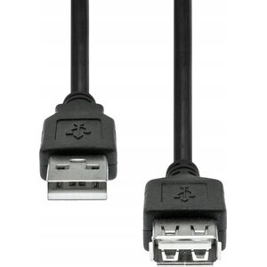 Kabel USB ProXtend USB-A - USB-A 1 m Czarny (JAB-7393829)
