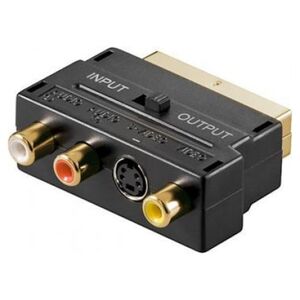 Adapter AV Goobay Scart - Composite czarny (RB50499)
