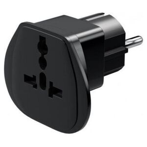Goobay Adapter podróżny z świata do UE, czarny