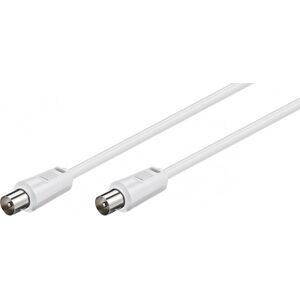 Kabel Goobay Antenowy 2.5m biały (68147)