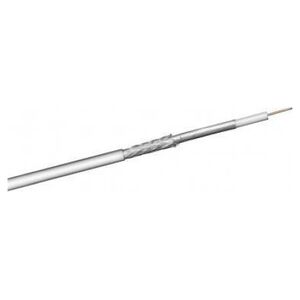 Przewód Goobay 100 dB kabel koncentryczny antenowy, ekranowanie 2x, CCS, 250 m, biały - Długość kabla 250 m