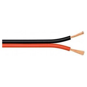 Przewód Goobay Kabel głośnikowy Czerwony czarny CU - Długość kabla 100 m