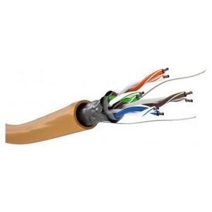 Goobay CAT 5e kabel sieciowy, F/UTP - Wersja kolorystyczna Pomarańczowy