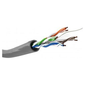 Goobay CAT 6 kabel sieciowy, U/UTP, Szary - Długość kabla 100 m