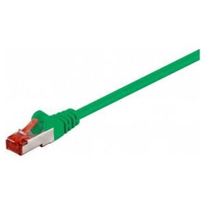 Goobay CAT 6 Kabel łączący, S/FTP (PiMF), Zielony - Długość kabla 30 m