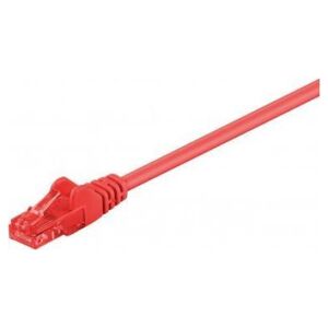 Goobay CAT 6Kabel łączący, U/UTP, Czerwony - Długość kabla 15 m