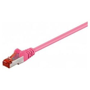Goobay CAT 6 Kabel łączący, S/FTP (PiMF), Purpurowy - Długość kabla 7.5 m