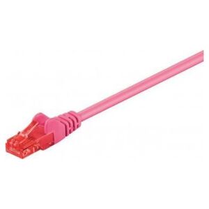 Goobay CAT 6Kabel łączący, U/UTP, Purpurowy - Długość kabla 7.5 m