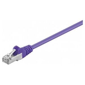 Goobay CAT 5e Kabel łączący, SF/UTP, Fioletowy - Długość kabla 1.5 m