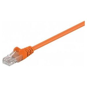 Goobay CAT 5e Kabel łączący, U/UTP, Pomarańczowy - Długość kabla 0.5 m