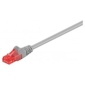 Goobay CAT 6 Kabel łączący, U/UTP, Szary - Długość kabla 5 m
