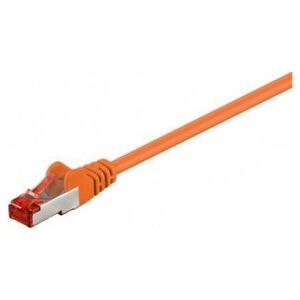 Goobay CAT 6 Kabel łączący, S/FTP (PiMF), Pomarańczowy - Długość kabla 7.5 m
