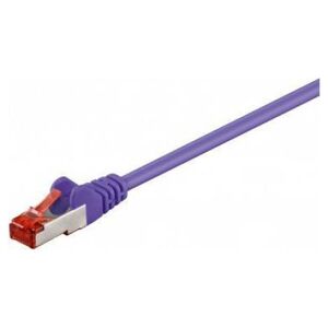 Goobay CAT 6 Kabel łączący, S/FTP (PiMF), Fioletowy - Długość kabla 3 m