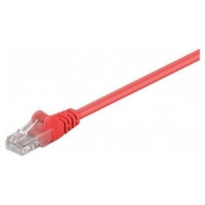 RB-LAN CAT 5e Kabel łączący, U/UTP, Czerwony - Długość kabla 0.25 m