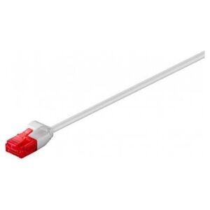 CAT 6Smukły kabel połączeniowy,U/UTP, Szary - Długość kabla 3 m