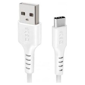 Kabel USB SBS Mobile USB-A - USB-C 1.5 m Biały (JAB-7488964)