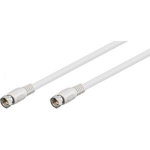 Kabel Goobay Antenowy (F) 5m biały (27484)