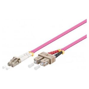 Goobay Kabel światłowodowy, Multimode (OM4) Violett - Długość kabla 0.5 m