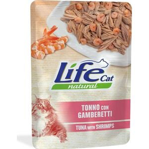 Life Pet Care LIFE CAT sasz.70g TUNA + SHRIMPS + CARRORTS /30