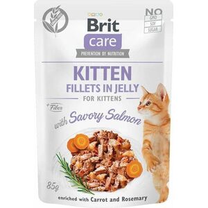 Brit CARE KOT saszetka FJ KITTEN SAVORY SALMON /24 85g