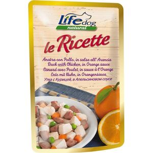 Life Pet Care LIFE DOG sasz.95g DUCK + CHICKEN LE RICETTE /30