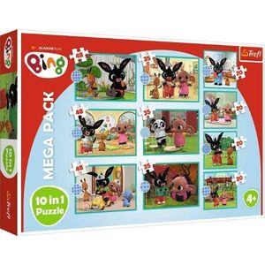 Trefl Puzzle 10w1 Co robi Bing? TREFL