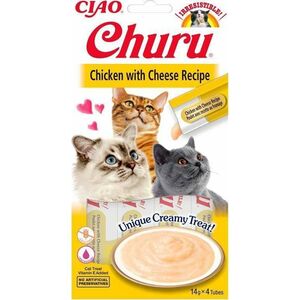 Churu Przysmak CHURU Kurczak z serem dla kota 4x14g