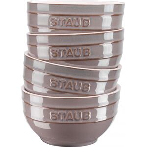 STAUB Zestaw 4 misek okrągłych Staub
