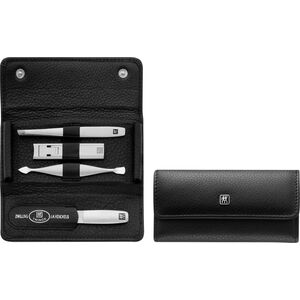 Zwilling Zestaw podróżny Zwilling Twinox czarne, skórzane etui, 4 elementy