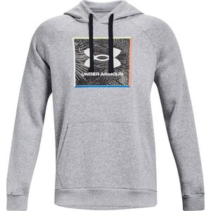 Under Armour Bluza męska Under Armour UA Rival Flc Graphic Hoodie szara 1370349 011 2XL