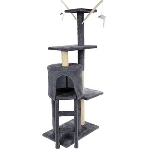 Pets Collection Pets Collection Drapak dla kota, wieża, 45x30x110 cm, szary