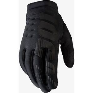 100% Rękawiczki 100% BRISKER Youth Glove black grey roz. M (długość dłoni 149-159 mm) (NEW)