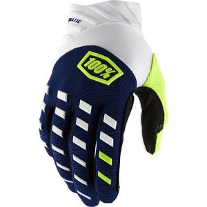 100% Rękawiczki 100% AIRMATIC Glove navy white roz. M (długość dłoni 187-193 mm) (NEW)