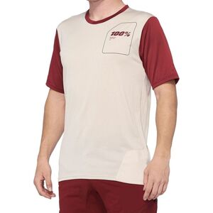 100% Koszulka męska 100% RIDECAMP Jersey krótki rękaw stone brick roz. S (NEW 2021)