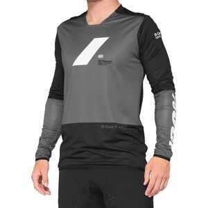 100% Koszulka męska 100% R-CORE X Jersey długi rękaw charcoal black roz. M (NEW 2021)