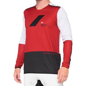 100% Koszulka męska 100% R-CORE X Jersey długi rękaw cherry black roz. XL (NEW 2021)